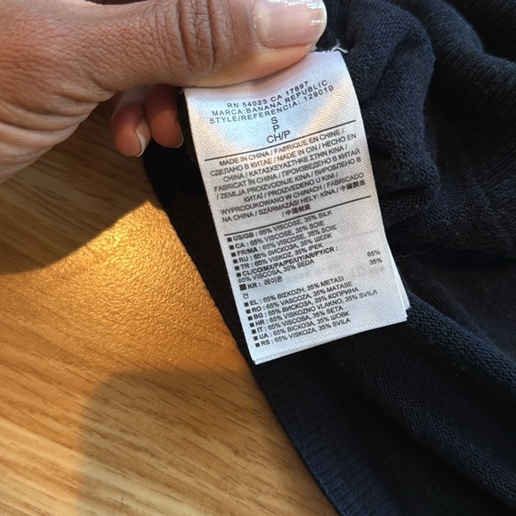 Banana Republic Navy Sweater Tank - size S - Picture 7 of 7